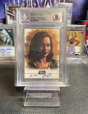 Emilia Clarke as Qi‘ra On Card Authentic Autograph (BGS) Topps Star Wars 2020