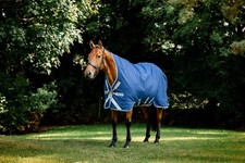 Horseware RHINO WUG 250g medium VARI- LAYER Regendecke Navy/Titanium Winterdecke
