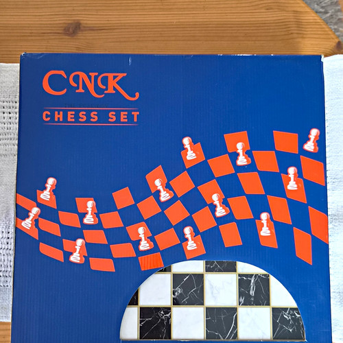 Cnck schach set schwarz weiß - schach,