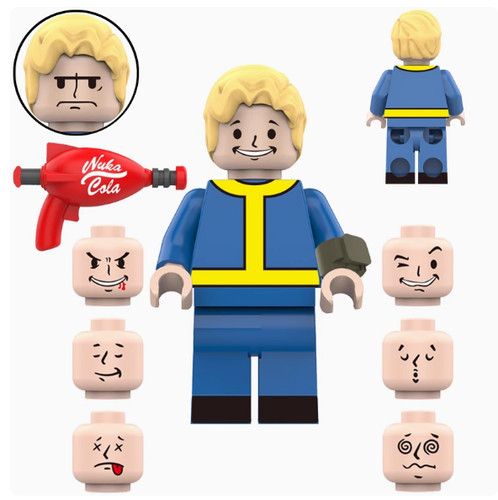 Fallout vault boy figur - fallout, mit