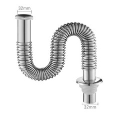 Edelstahl Siphon Flexibel