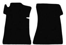 Front Autoteppiche Velour für Mercedes W108 / W109 1965-1972, Schwarz x14 Rand