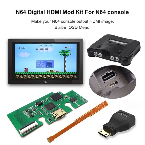 Nintendo n64 hdmi kit - nintendo,