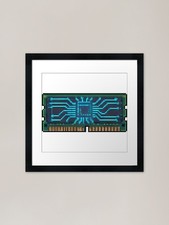 Pixel Tech Chip Gerahmter