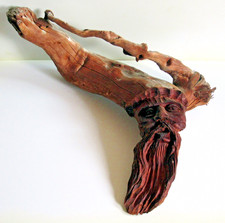 Wurzelsepp Waldschrat Wurzelgesicht Holzschnitzerei Handgeschnitzt