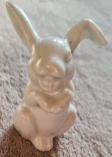 Oster Hase Rosenthal Porzellan rein weiß ca. 5 cm Informationen = TEXT LESEN!