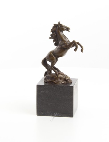 Bronzefigur pferd hengst - pferd,,