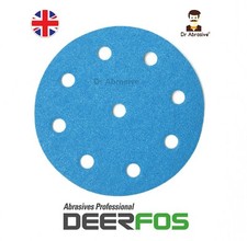 125 mm Nass- und Trockenschleifscheiben für FESTOOL Rotex Pads Film Schleifpapier/8+1 Loch/