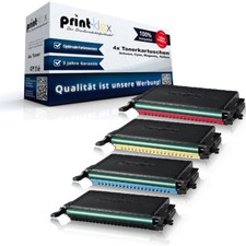 4x XXL Tonerkartuschen für Samsung CLP605 NDKG - Set