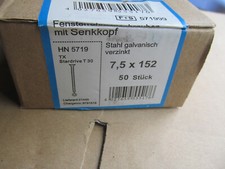 Fensterrahmenschrauben 7,5x152mm Seko  50 Stück / H2Reg6