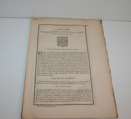 Hozier genealogie de givès - -,