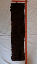 Echtes Fell Rest Kuhfell braun, gebraucht ca 16 x 77 cm 