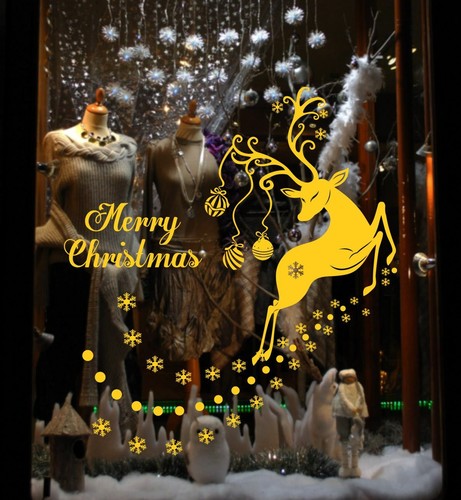 Frohe weihnachten rentier - frohe,