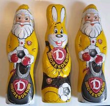 Dynamo Dresden Schoko 1x Osterhase u. 2x Weihnachtsmann Je ca. 24 cm Je 150g 