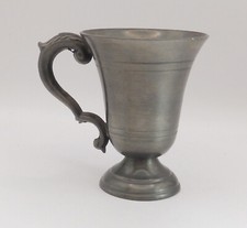 Alter Trinkbecher aus Zinn Zinnbecher Becher gebraucht