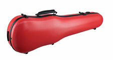 Violin case Geige Koffer Etui Carbonpoly rot Weihnachtsgeschenke 4/4 Geige