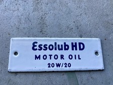 Altes Emailschild Essolub