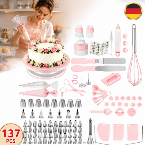 137 stück torten zubehör set - torten,