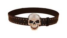 Gürtel Skull Totenkopf mit