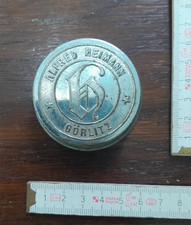 Alter Klingeldeckel Fahrradklingel Görlitz Alfred Heimann vor 1945