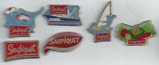 ?Pin-Konvolut 6 Dosen Konserven Sammler-Pins Thunfisch Saupiquet Komplettsatz?