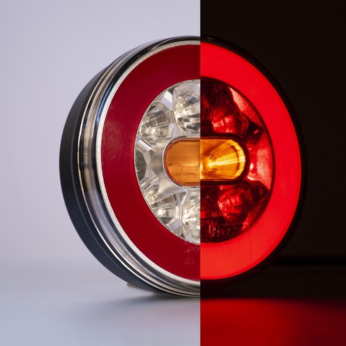 Led rückleuchte rund 140mm - rückleuchte,