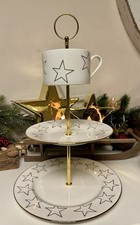 Etagere Porzellan : From Marienbad , Gold Sterne , Fine Bone China