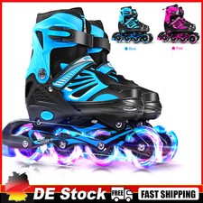 Inline Skates Kinder Verstellbare Inliner mit beleuchteten Rädern Rollschuhe