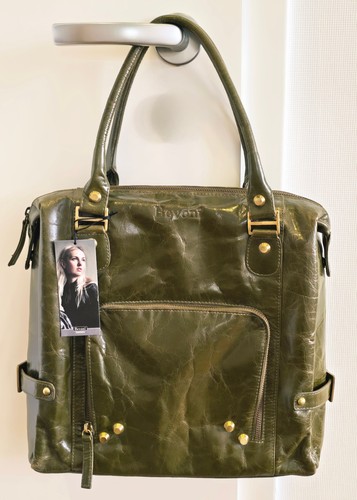 Handtasche leder oliv - handtasche, *