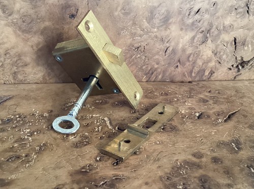 Vintage messing schrank - messing,