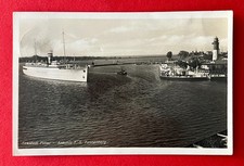 Foto AK PILLAU in Ostpreussen 1937 Ankunft T. S. Tannenberg Dampfer  ( 162757