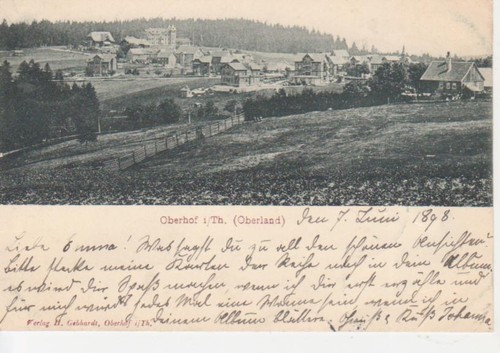 Oberhof panorama gl1898 - oberhof,