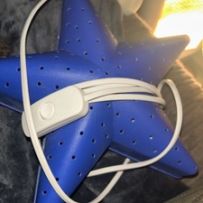 IKEA STAR SMILA STJARNA BLUE STAR WANDLAMPE / NACHTLICHT - KINDERZIMMER 