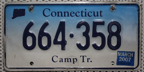 Connecticut nummernschild usa - connecticut,