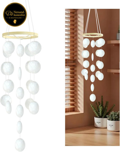 Muschel windspiel diy set - diy, für