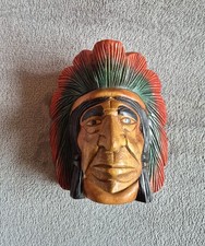 Indianerkopf klein Holz