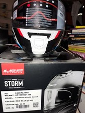 LS2 FF800 Storm Racer Integralhelm Sonnenblende Motorradhelm Vision Pinlock