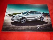 MERCEDES W246 B-Klasse B 160 CDI - B 250 Prospekt Brochure Depliant Folleto 2013