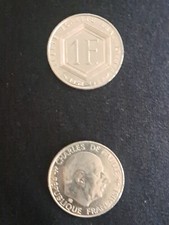 1 Franc Münze  30 Jahre