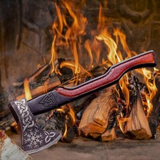 Handgefertigte WIKINGERAXT Axt, Äxte, Beil von NORDAXT -mit Lederscheide Vikings