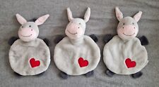 3 x BABYDREAM BABYWELT ROSSMANN SCHMUSETUCH * ESEL EMIL MIT HERZ * TOP ZUSTAND *