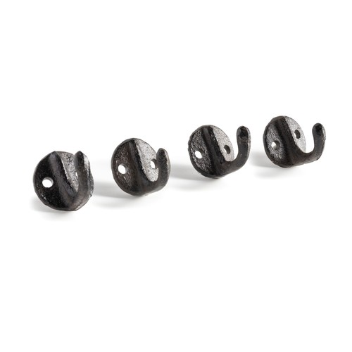 Antik gusseisen wandhaken 4cm - antik,