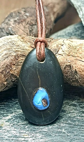 Onyx boulder opal anhänger - onyx, &boulder