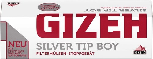 Gizeh silver tip - silver,