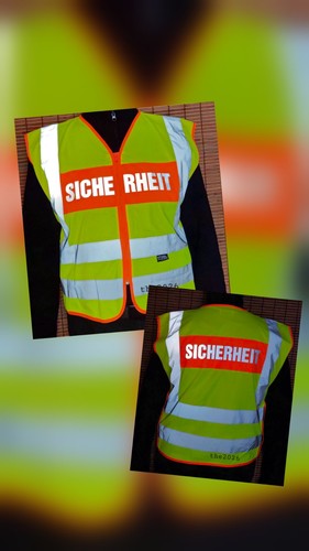 Warnweste für security - warnweste,