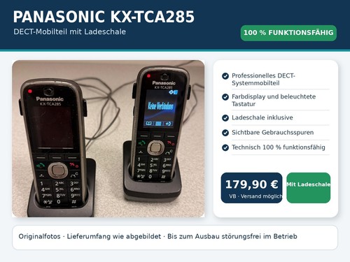 Panasonic tca285 dect - panasonic, kx-tca285