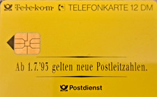 " Telefonkarte Postdienst