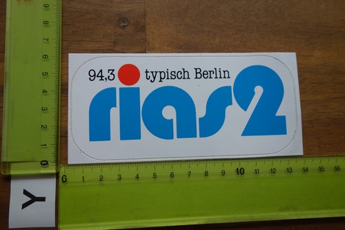 Alter aufkleber radio sendung - alter,