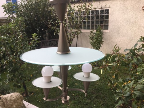 Luster antik glas metal 50cm - luster, b.50cm