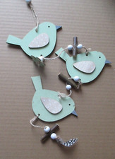 Hängedekor Wanddekor  Vogel Holz